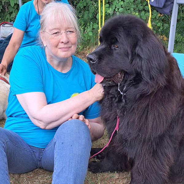 Wasserarbeitstrainerin Gerlinde mit Diana